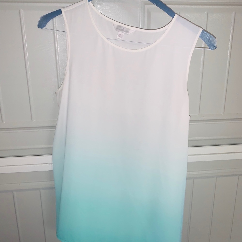 Ombré mint tank 👗🧚🏻🌱